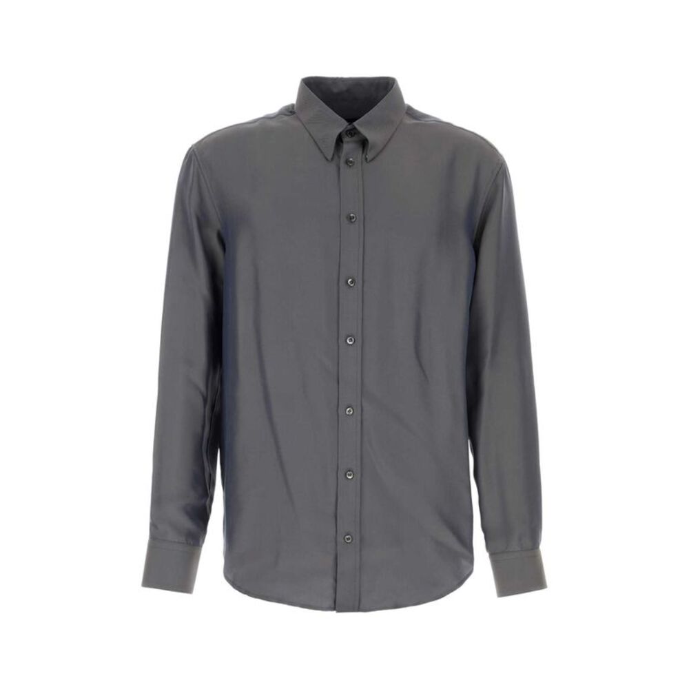 Giorgio Armani Men Graphite Jersey Shirt